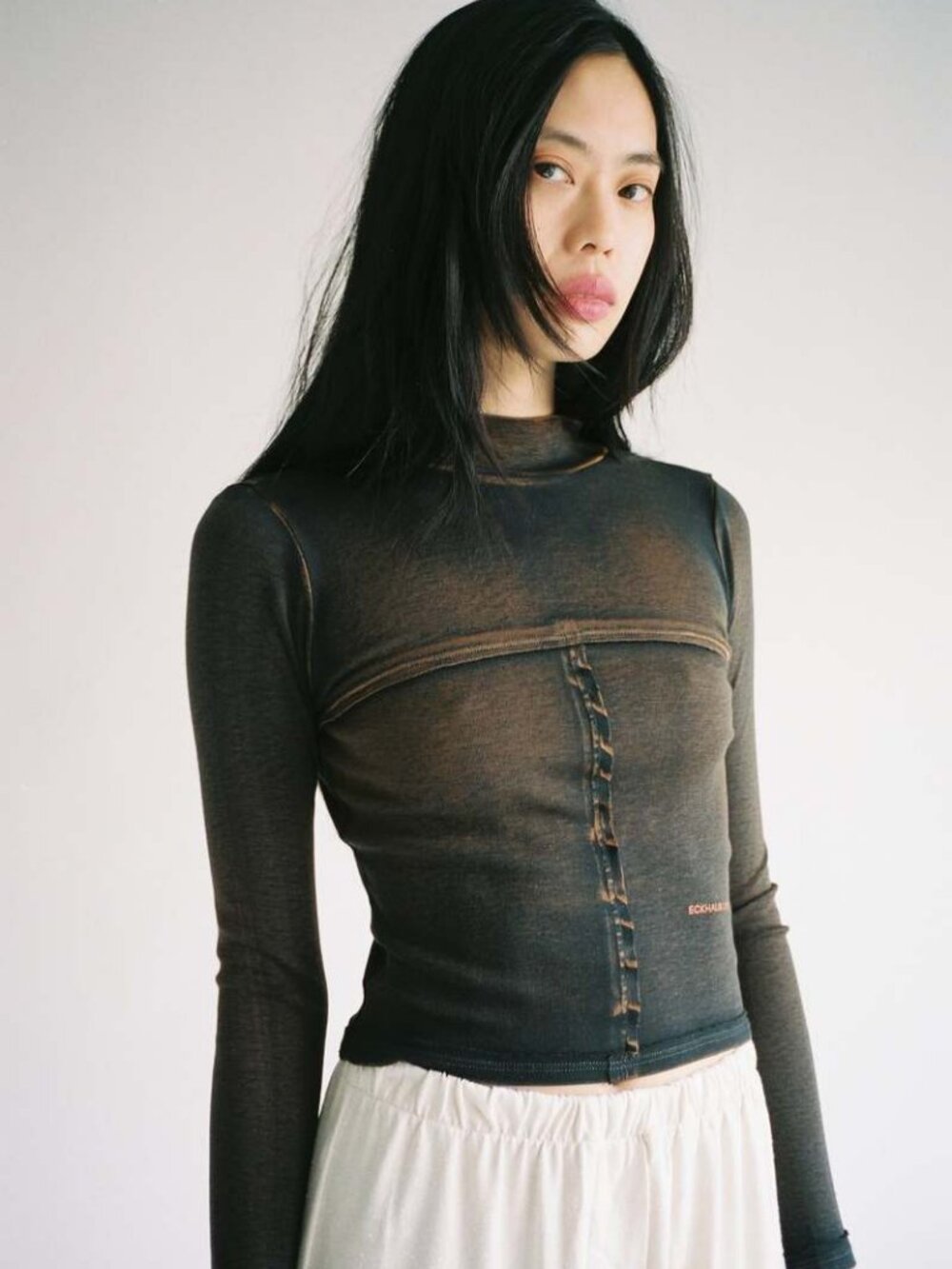 Eckhaus Latta Birch Lapped Baby Turtleneck